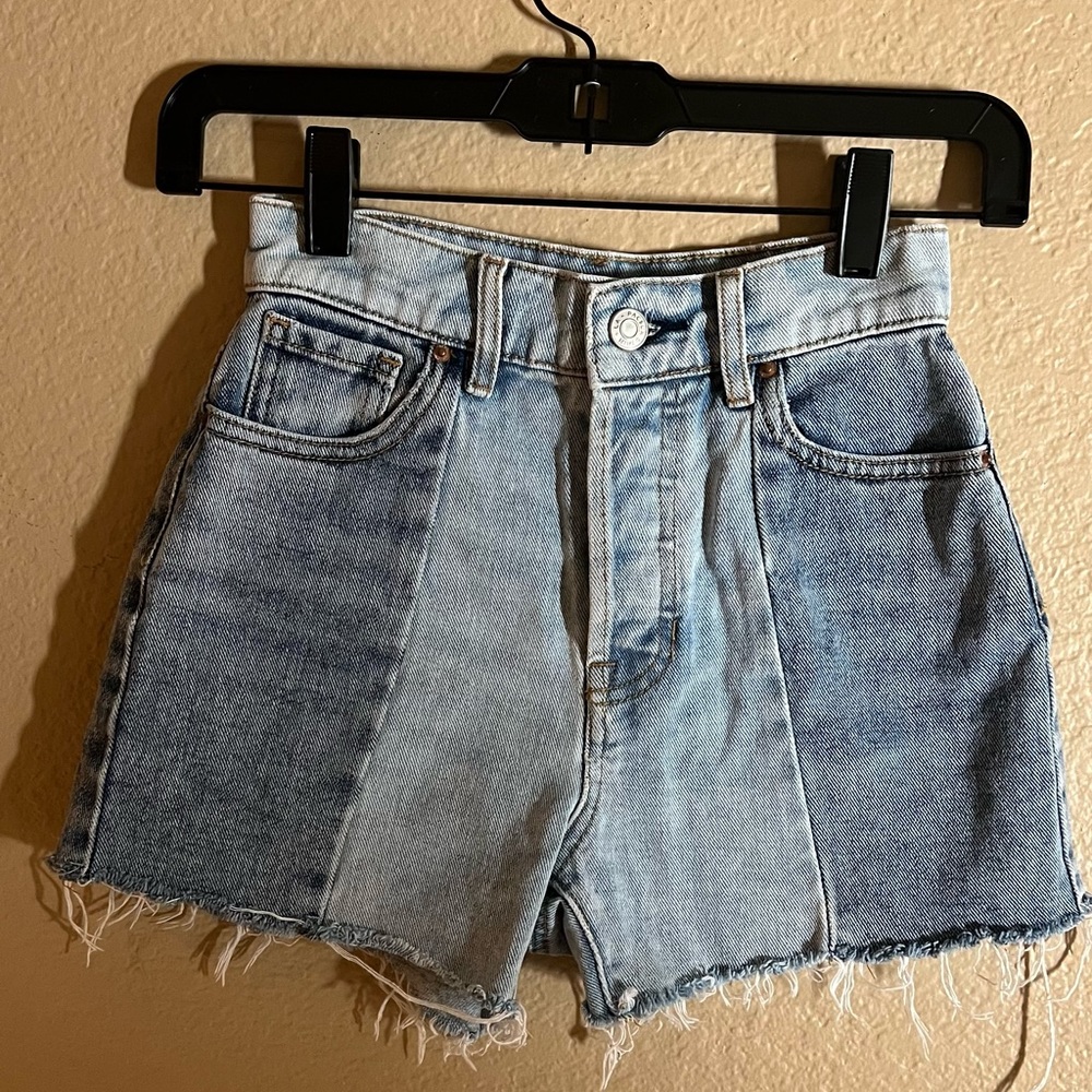 Pacsun Two Tone Jean Shorts